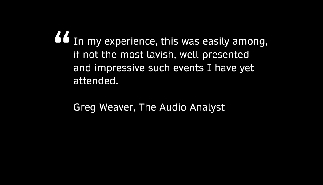 Audio Group Denmark launched Børresen M8 Gold Signature and Aavik M-880